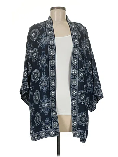 Pre-owned Max Studio Kimono In Blue