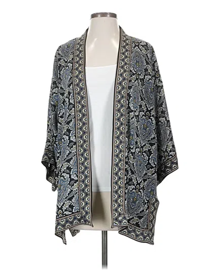 Pre-owned Max Studio Kimono In Blue