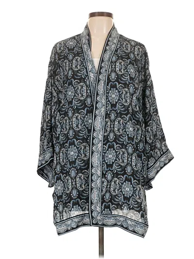 Pre-owned Max Studio Kimono In Blue