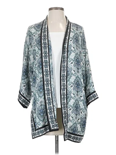 Pre-owned Max Studio Kimono In Blue