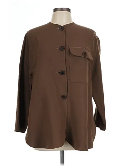 Pre-owned Max Studio Kimono In Brown