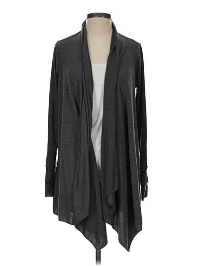 Pre-owned Max Studio Kimono In Gray
