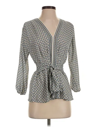 Pre-owned Max Studio Kimono In Gray