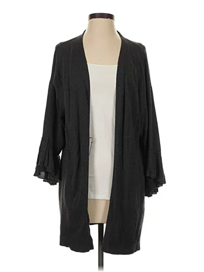 Max Studio Kimono In Gray