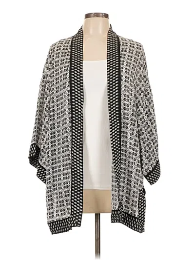 Pre-owned Max Studio Kimono In Gray