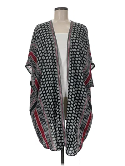 Pre-owned Max Studio Kimono In Gray