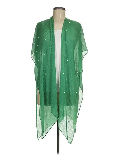Pre-owned Max Studio Kimono In Green