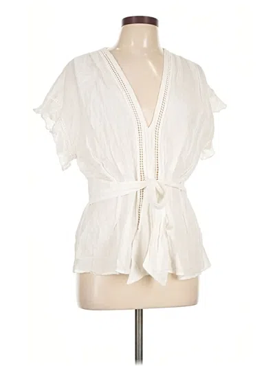 Pre-owned Max Studio Kimono In Ivory