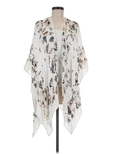 Pre-owned Max Studio Kimono In Ivory