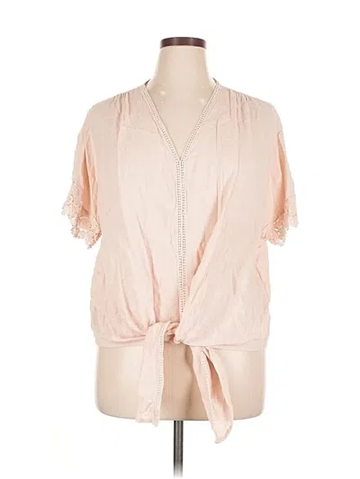 Pre-owned Max Studio Kimono In Pink