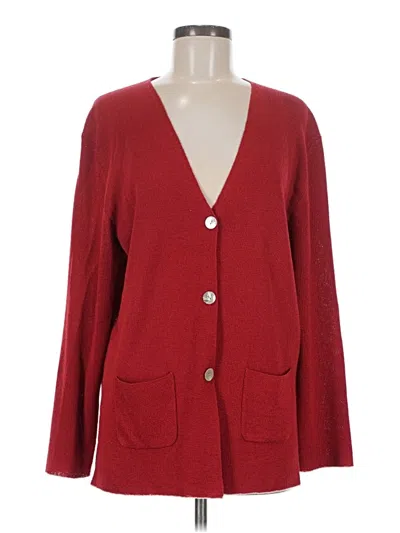 Pre-owned Max Studio Kimono In Red