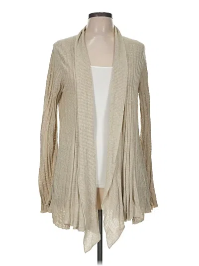 Pre-owned Max Studio Kimono In Tan