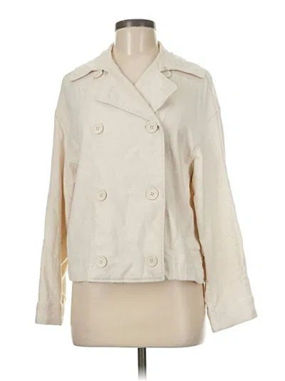 Pre-owned Max Studio Kimono In White