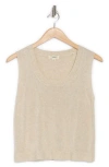 Max Studio Knit Shell Top In Oyster
