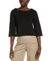 Max Studio Knit Top In Black
