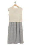 Max Studio Knit Vest Twofer Dress