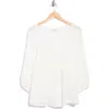 Max Studio Lace Yoke Top