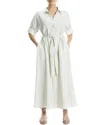 Max Studio Large Roll Sleeve Belted Dress