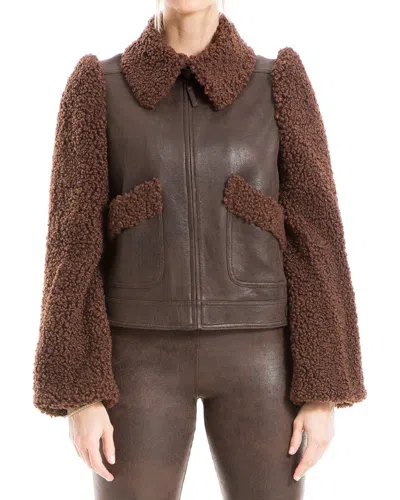 MAX STUDIO MAX STUDIO LEATHERETTE JACKET