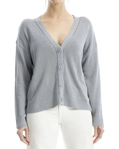 MAX STUDIO MAX STUDIO LINEN-BLEND CARDIGAN
