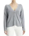 Max Studio Linen-blend Cardigan In Grey