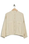Max Studio Linen Blend Jacket In Multi