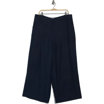 Max Studio Linen Blend Wide Leg Pants