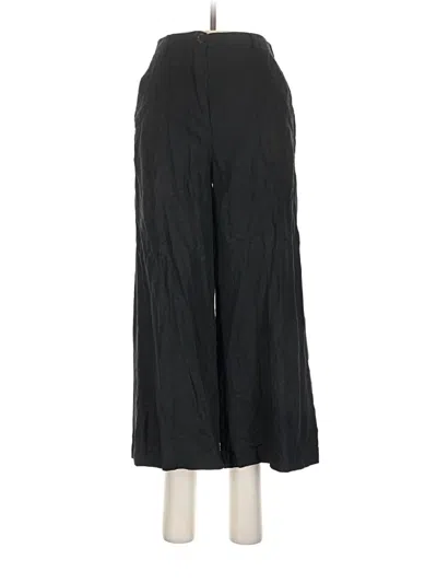Pre-owned Max Studio Linen Pants In Black