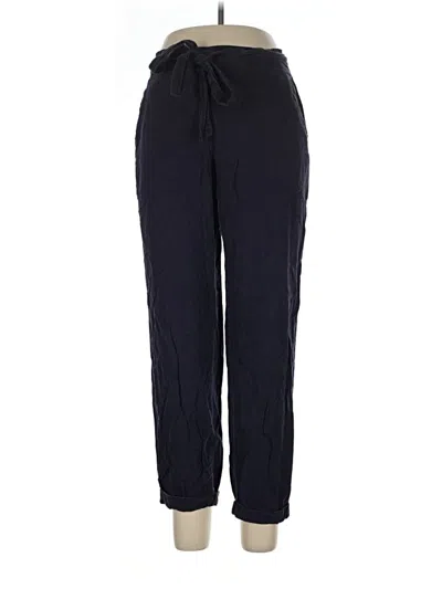 Pre-owned Max Studio Linen Pants In Blue