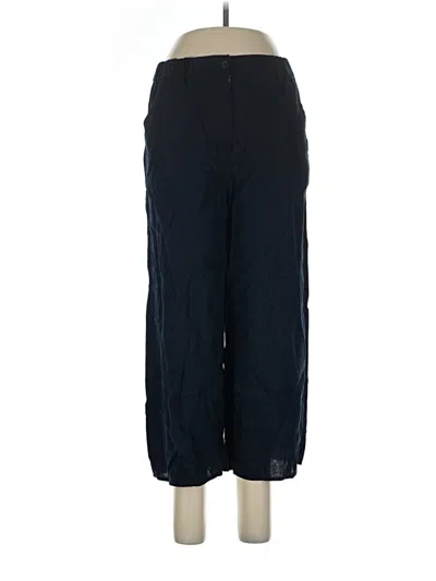 Pre-owned Max Studio Linen Pants In Blue