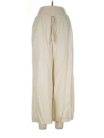 Max Studio Linen Pants In White