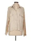 Max Studio Long Sleeve Blouse In Neutral