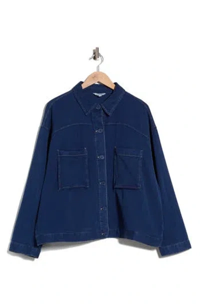 MAX STUDIO MAX STUDIO LONG SLEEVE DENIM JACKET