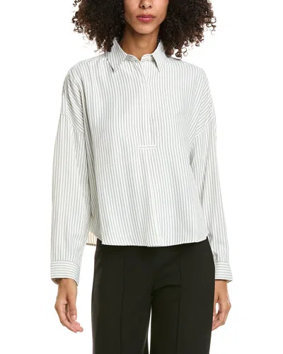 Max Studio Long Sleeve Shirt In White