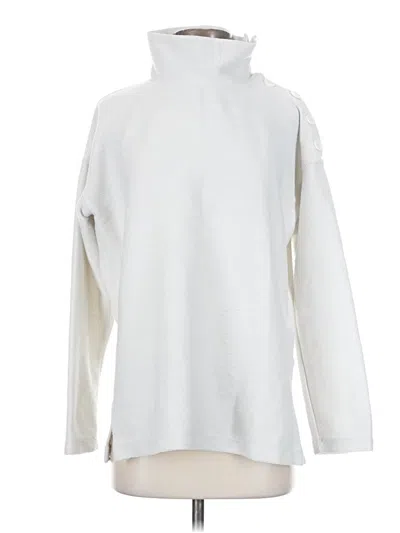Pre-owned Max Studio Long Sleeve Top Silver Turtleneck Tops