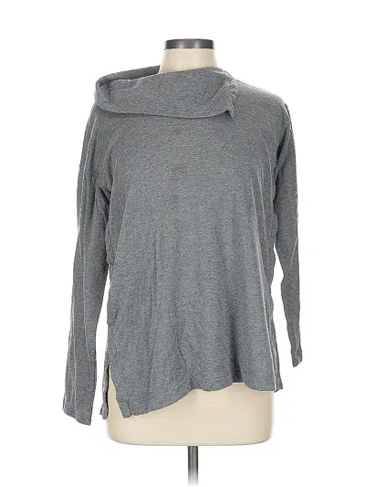 Pre-owned Max Studio Long Sleeve Turtleneck In Gray