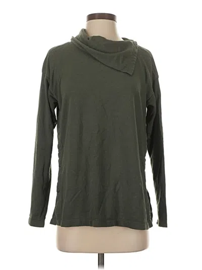 Pre-owned Max Studio Long Sleeve Turtleneck In Green
