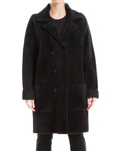 Max Studio Long Sweater Coat In Black