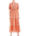 Max Studio Maxi Dress In Red