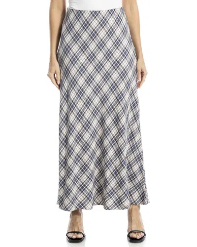 Max Studio Maxi Skirt In Blue