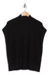 Max Studio Mock Neck Sweater In Black