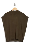 Max Studio Mock Neck Sweater In Loden