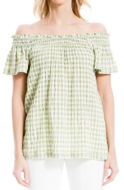 Max Studio Off The Shoulder Top In Multi