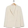 Max Studio One-button Corduroy Blazer In Cream