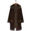 Max Studio Open Front Sweater Coat In Brown