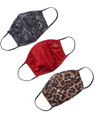 Max Studio Pack Of 3 Cloth Face Masks In Multi