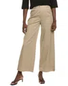 Max Studio Pique Denim Pant In Beige