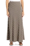 Max Studio Plaid Maxi Skirt In Multi
