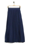 Max Studio Pleated Knit Maxi Skirt