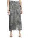 Max Studio Pleated Maxi Skirt In Multi